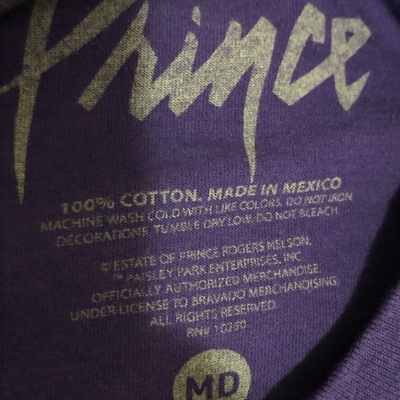 Officially Licensed Prince Logo T-Shirt Size M - Picture 3 of 3